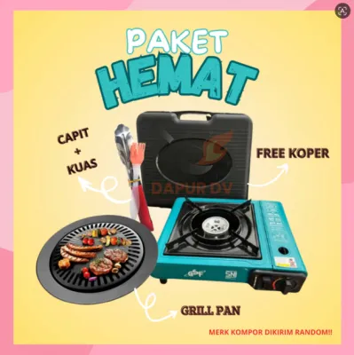 Kompor Gas Portable 2 in 1 G-3616 | Kompor Portable Camping
