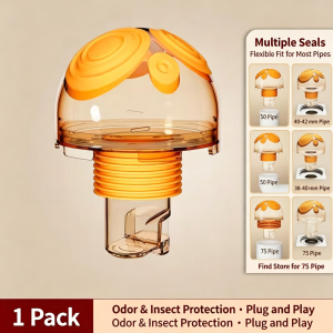 Multi-Way Floor Drain Connector Anti Odor Sealing Plug Universal Sewer Pipe Splitter Adapter for Washing Machine Kitchen Sink Universal Washing Machine Drain Pipe Splitter Anti-Overflow Floor Drain Sealing Plug Tight Seal Insect Proof Hose Connector