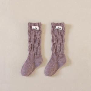 Baby Kids Knee High Socks Soft Cotton Toddler Girls Boys Long Socks Breathable Ribbed Knit Children Crew Socks Spring Autumn New h260729