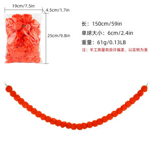 ดอกดาวเรืองไดวาลีประดับ2024สไตล์อินเดียประดับดอกไม้นานาภัณฑ์กระดิ่งใบไม้สไตล์อินเดียสำหรับตกแต่งเทศกาลแต่งงาน