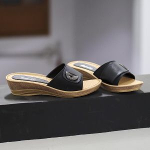 Raindoz RMH 334 - SELOP CASUAL WANITA | Sandal Wedges Sintetis Tinggi 5 Cm