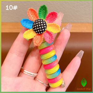 GW ยางรัดผม หลากสีสัน แบบเกลียว น่ารัก หรับเด็ก Children headband