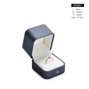 Oirlv Wedding Ring Box Leather Bracelet Necklace Bangle Wrapping Box Jewelry Display Storage Organizer Case Birthday Gift Case H069