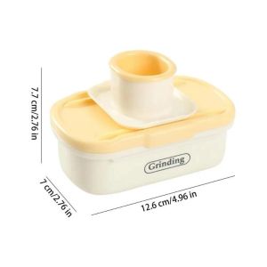 2IN1 Multifunctional Garlic Grinder Ginger Grater & Cucumber Slicer Practical Kitchen Gadget