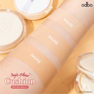 odbo OD6003 cushion sofl glow คุชชั่นเนื้อแมทท์ เกลี่ยกลมกลืนกับผิวได้ดีเยี่ยม กันเหงื่อ คุมมัน