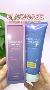 GLOWGAZE ANTI-ACNE 3PCS Set SalicylicAcid Facial Cleanser+Hydrating Essence+Deep Pores Cleansing100g