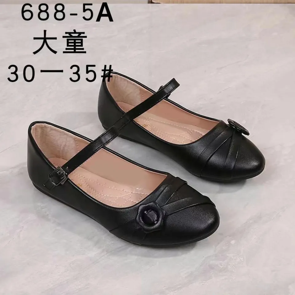 Doll Shoes Kids shoes for girls kids black shoes school shoes for kids  girls with lace 688