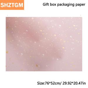 [COD] SHZTGM กระดาษห่อ20.47in แวววาวแฟนตาซีกระดาษห่อของขวัญ29.92 x