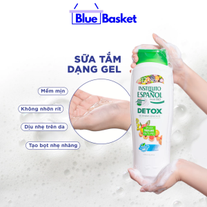 Gel Tắm Detox Hương Trái Cây Instituto Espanol Detox Tây Ban Nha 1250ml Thanh Lọc Bảo Vệ Da Dưỡng Ẩm Và Làm Thơm Mát