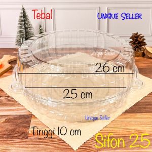 [Isi20] Mika Bolu Bulat Sifon 25 cm Tinggi 10 cm Mika Bolu Bulat Chiffon Sifon SF 25 25cm 25 cm