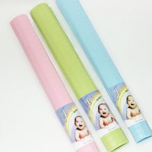 Perlak Bayi Alas Ompol Bayi Waterproof Warna warni/Perlak jessy Alas Mandi Bayi Bahan Karet PU Size 60x50cm Berkualitas Waterproof- Aurora Store(COD)