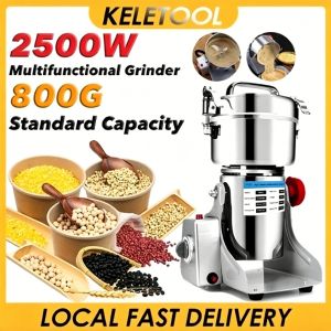 High-Speed Electric Grain Electric Grinder 1200g Stainless Herbal Powder Miller Coffee Grinder