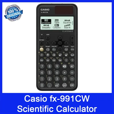 Casio fx-991CW Standard Scientific Calculator. 4-Gradation Display. Intuitive Cursor Operation. Natural Textbook Display. Local SG Stock.