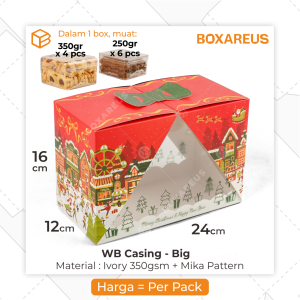 Packaging Hampers Christmas Box Natal Dus Kue Kering | WB Casing Big