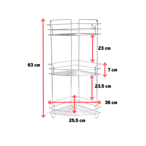 SIVERSHOP ชั้นวางของสแตนเลสอเนกประสงค์ ชั้นวางของในห้องน้ำ  มีให้เลือกหลายรุ่น