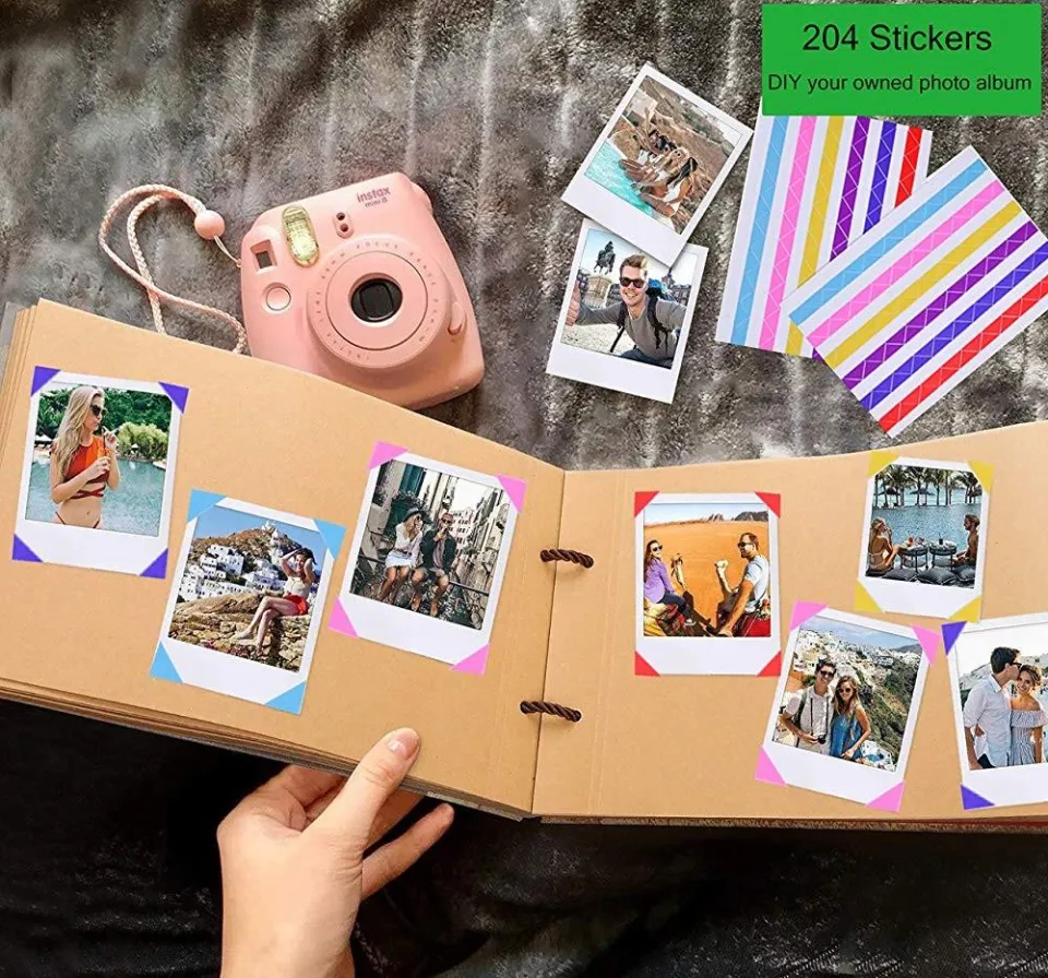 Sheets Self-Adhesive Photo Corner Sticker Multi Color DIY