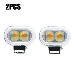 Universal Waterproof Motorcycle LED Headlight with Horn Sound - High Efficiency Driving Light for Motorcycles