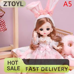 【SHANGZE3】 ตุ๊กตา1 12 BJD เจ้าหญิงขนาด16ซม. พร้อมเสื้อผ้าและรองเท้าขยับได้13ข้อของขวัญแสนหวานน่ารักของเล่นสำหรับเด็กผู้หญิง
