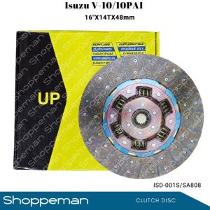 ISUZU V-10 10PA1 CLUTCH DISC CLUTCH PRESSURE PLATE 16"X14TX48mm ISD-001S SA808