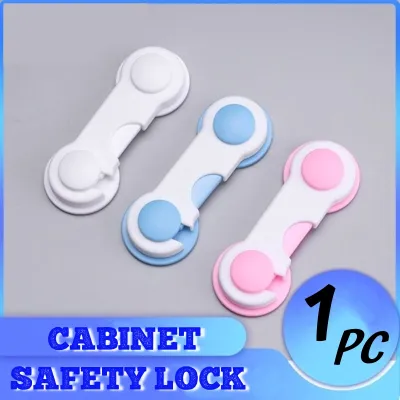 Baby Safety Lock Non Adjustable Multi-function Child Cupboard Cabinet Door Drawer Security Lock Safety Closet Bi-fold
