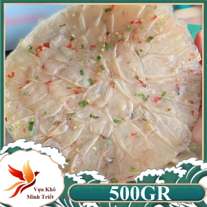 500gr Bánh Tráng Mực Phần Thân Trắng Mềm Thịt Ngọt Nướng Chiên Thơm Ngon- VỰA KHÔ MINH TRIẾT
