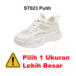 SHOEVO Wanita Terbaru Kekinian Import Korea Sepatu Olahraga Sekolah Sport Shoes Casual ST023