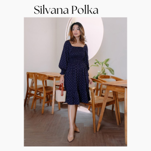 Dress Big Size Jumbo Isuka Fashion Silvana Polka