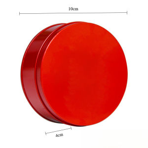10CM Round Creative Tin Packaging Box FOOD GRADE Cake Tin Can Chocolate Tinplate Box Candy Iron Box
