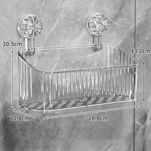 ชั้นวางของในห้องน้ํา ชั้นแขวนผนัง รูพรุน หรูหรา น้ําหนักเบา ชั้นวางของในห้องน้ํา ชั้นเก็บของ  Wall Drain Rack