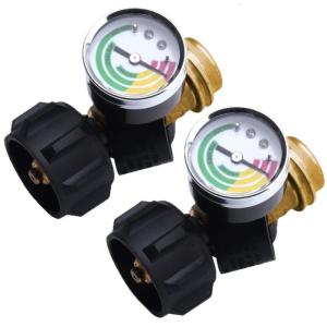2Pcs Universals Propane Fuels Gauge Propane Indicator Replacement Leak Detector Propane Level Indicator for Cylinders