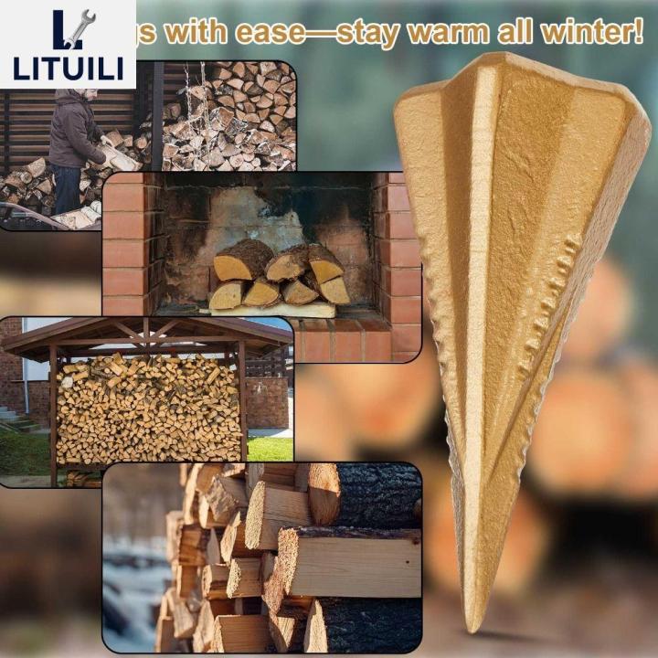 LITUILI MALL ลิ่มแยกท่อนไม้ 4-เวย์ สำหรับงานหนัก