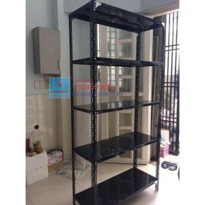 Kệ sắt V lỗ 3 4 5 tầng Rộng 30cm x Dài 100cm x Cao 06-08-1-12-15m . Kệ lắp ghép đa năng