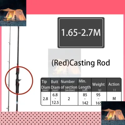 Fishing rod Carbon Fiber fishing rod 1.6m 1.8m 2.1m Carbon Fiber ultra Light Light rod casting fishing rod