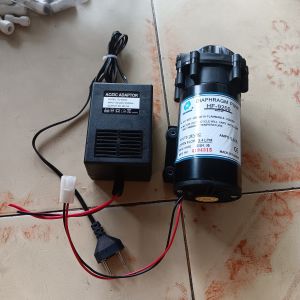 Bơm Tăng Áp Kèm Nguồn 36V- Dùng Cho Máy Lọc Nước RO - Hoặc Giàn Phun Sương