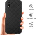 Sarung efon untuk Samsung Galaxy A10e Slim Sarung Getah Lembut, Tahan Kejutan Lasak Ringan Fleksibel Anti-Slip Slim Fit Pelindung Badan Penuh Sarung efon Getah untuk GalaxyA10e A10 10e Hitam. 