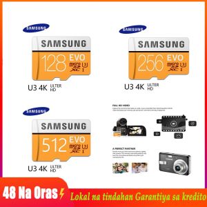 Miễn Phí + Thanh Toán Khi Nhận Hàng Thẻ Nhớ SAMSUNG Micro SD 128GB 256GB 512GB Thẻ Nhớ EVO Class10 Microsd SDHC/SDXC TF C10 Với OTG SD
