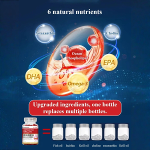 🌟Norway imported high purity krill fish oil/fortified nutritional supplement astaxanthin fish oil/high absorption rate antioxidant safe fish oil