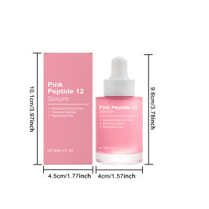 new Pink Peptide 12 Facial Serum Niacinamide Hydration Firm-Looking Skin Uneven Tone Care Glass Skin Korean Skincare Face Essence hot