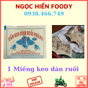 [FreeShip – Deal 1k] Miếng keo dán ruồi siêu dính Nam Kiệt loại nhỏ (1 miếng) NGỌC HIỂN FOODY