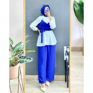 ONE SET VIRAL LESTI / SETELAN LESTI VIRAL HM ZRA IMPORT BKK BANGKOK KEKINIAN OOTD FASHION HIJABERS