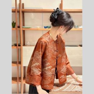New Chinese-style Traditional Early Winter Coat Extremely Beautiful New Autumn Winter Collection Popular Retro Top for Women2026