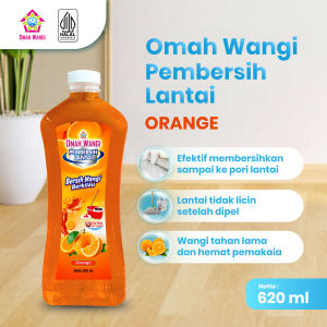 Pembersih Lantai Omah Wangi 620ml Orange Produk Ori dan Berizin Edar dari Kemenkes RI