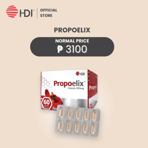 HDI™ Propoelix™ - Proven Effective for Dengue Recovery | Boost Immunity & Speed Healing 60 Capsules