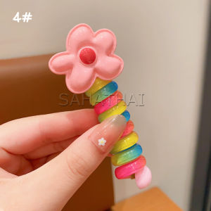 SH.Thai ยางรัดผม หลากสีสัน แบบเกลียว น่ารัก หรับเด็ก Children headband