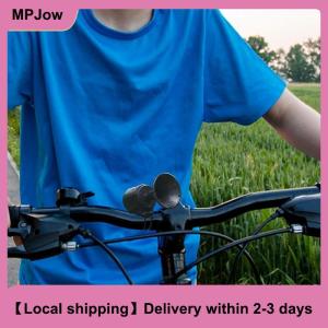 【Local shipping】 Bicycle Bell Electronic Horn Loud Warning Sound ABS 120db Safety Electric Bell IPX4 Speaker Alarm Ring For Scooter Road Bike