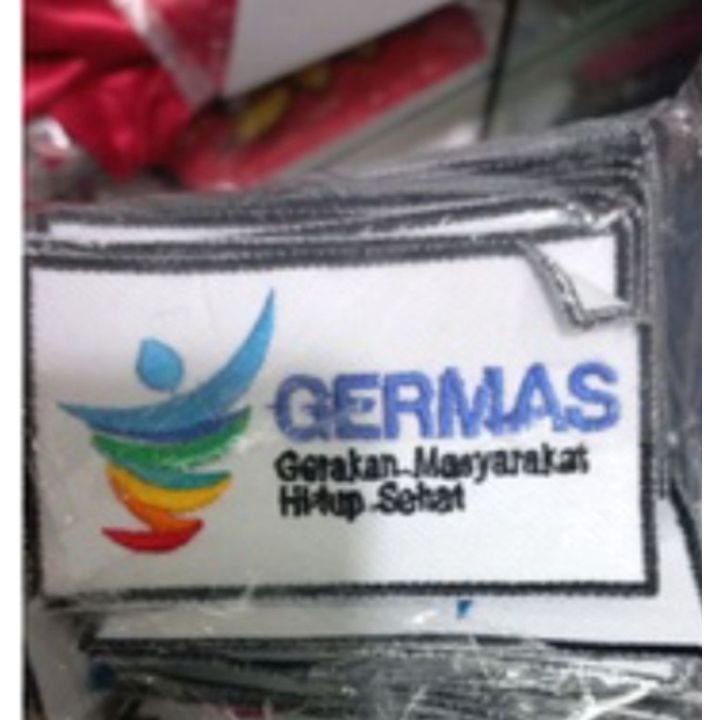 logo germas logo bordir germas logo gerakan masyarakat Hidup sehat logo ...