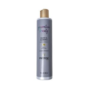 Pantene Pro-V Generation Beauty Silver & Glowing Purple Silicone Free Shampoo with Biotin for Grey and White Hair 285mL