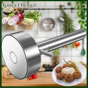 Ginca ช้อน Falafel มีรูทำสแตนเลสเกรดอาหารไม่ติดเครื่องมือทำฟาลาเฟล