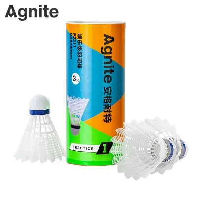 Agnite Kok Badminton / Kok Bulutangking / Shuttlecock Bahan Nylon Isi 3 F2211