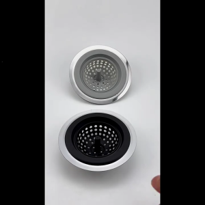 Rubber Sink with Steel Designs Waste Catcher Simple Installs for Efficient Sewer Protections & Easy Cleaning